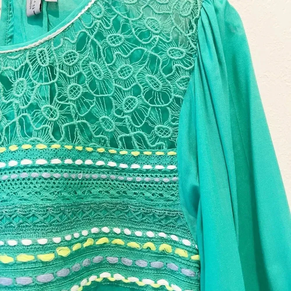 ANTHROPOLOGIE BLNK LONDON Sunshine Pheasant Top size‎ Small